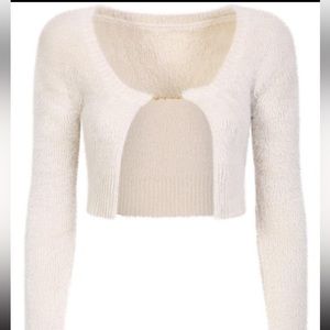 Off-white le papier Jacquemus cardigan. NWT.